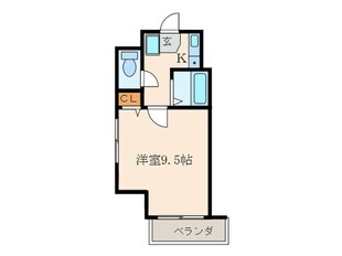 上北マンションの物件間取画像